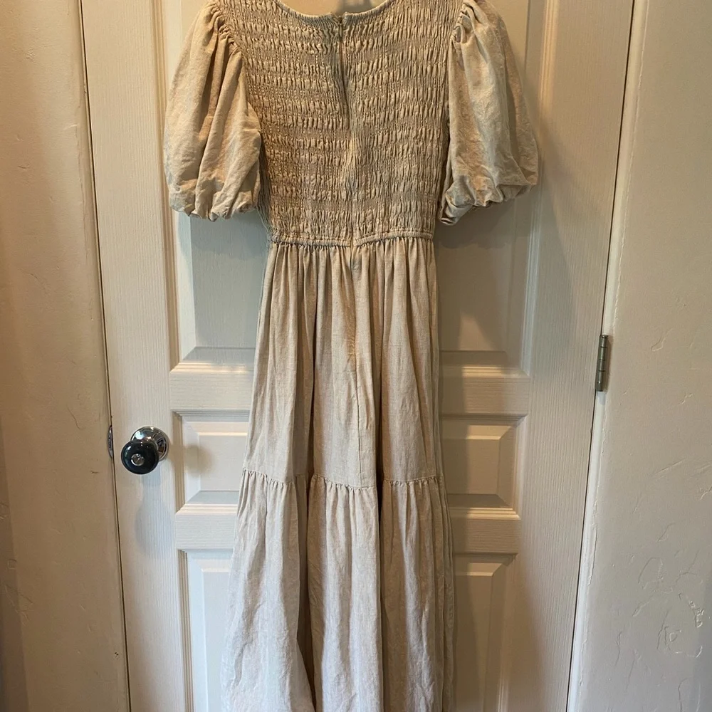 DISSH Ember Natural Linen Dress size 2 - Picture 10 of 10
